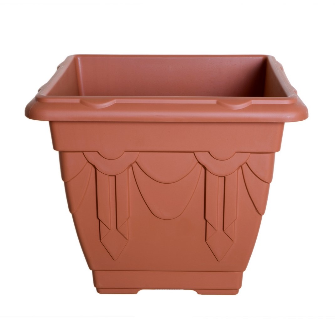 Venetian Plant Pot Garden Flower Pots Herb Planter & Saucer Tray Plants Holder - Picture 31 of 35