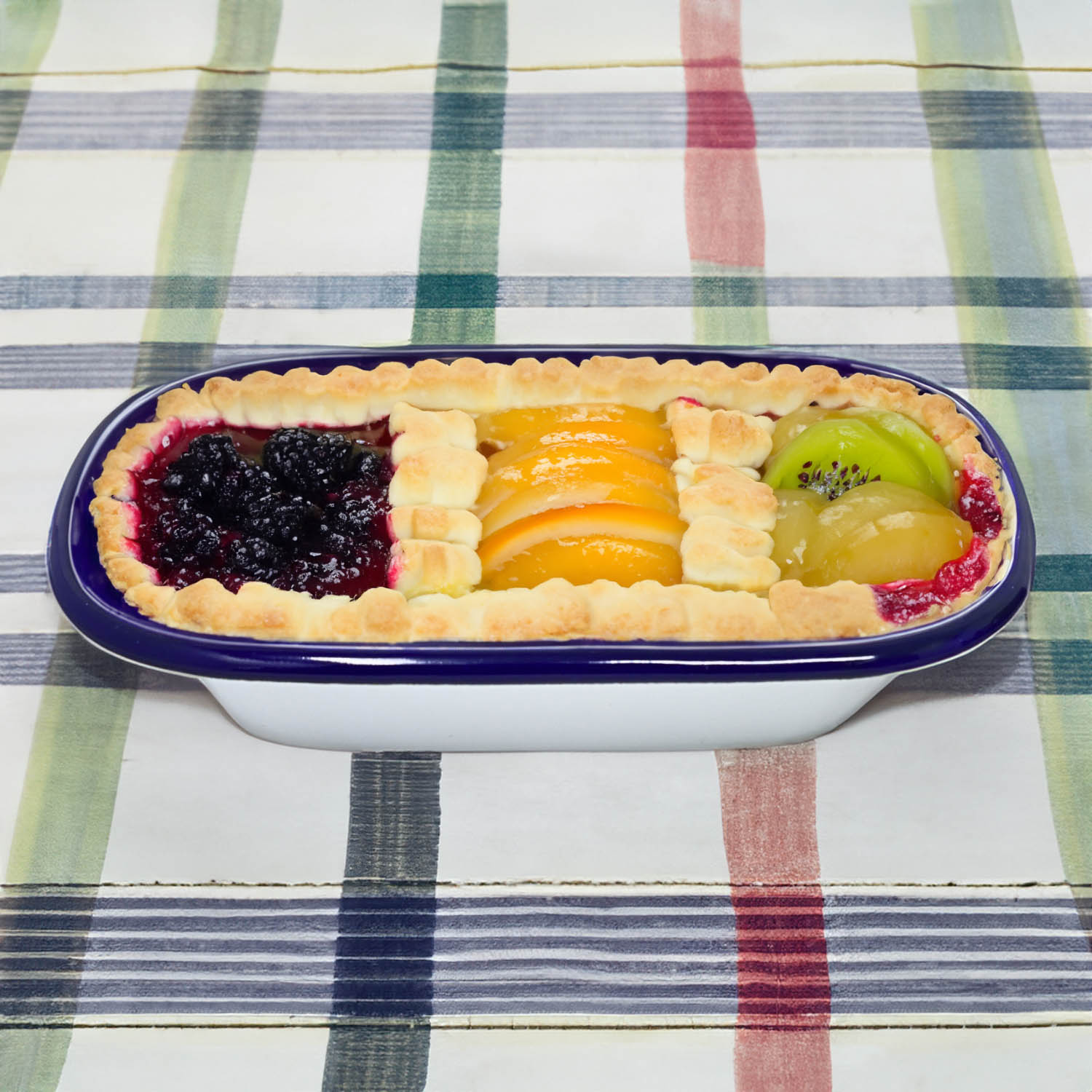 Enamel Dinnerware Pie Dish Dinner Side Deep Plate Oven Safe Dishwasher Safe - Picture 8 of 11
