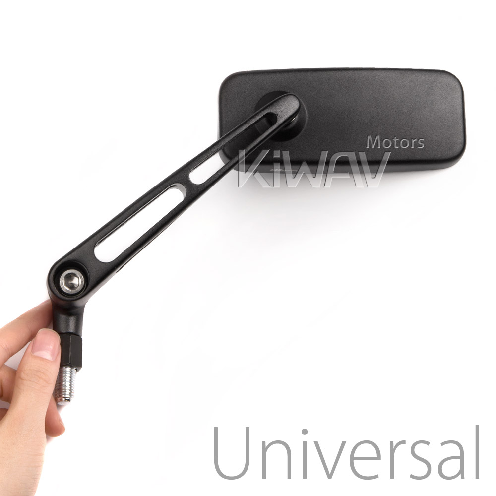 Convex motorcycle mirrors slotted stem ClassicMX for Harley & Metric 10mm bikes - Picture 9 of 41