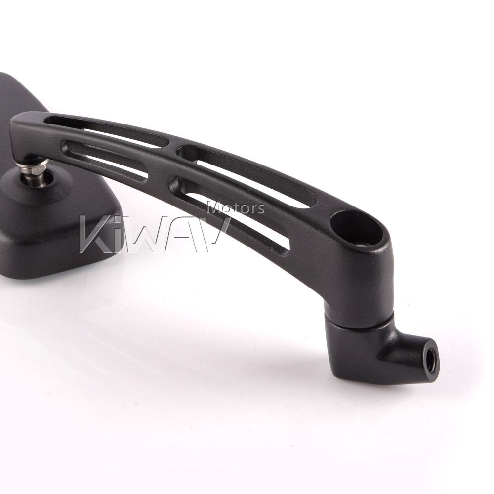 Convex motorcycle mirrors slotted stem ClassicMX for Harley & Metric 10mm bikes - Picture 12 of 41