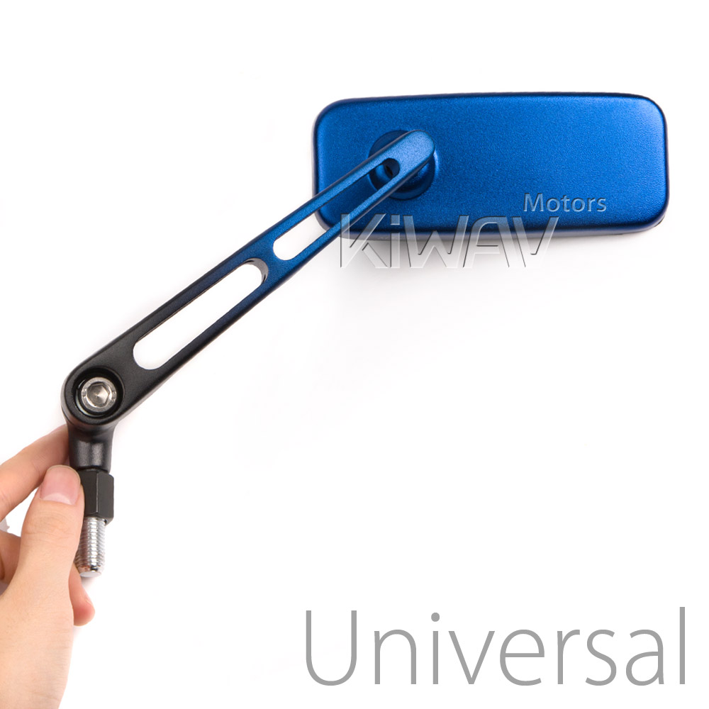 Convex motorcycle mirrors slotted stem ClassicMX for Harley & Metric 10mm bikes - Picture 17 of 41