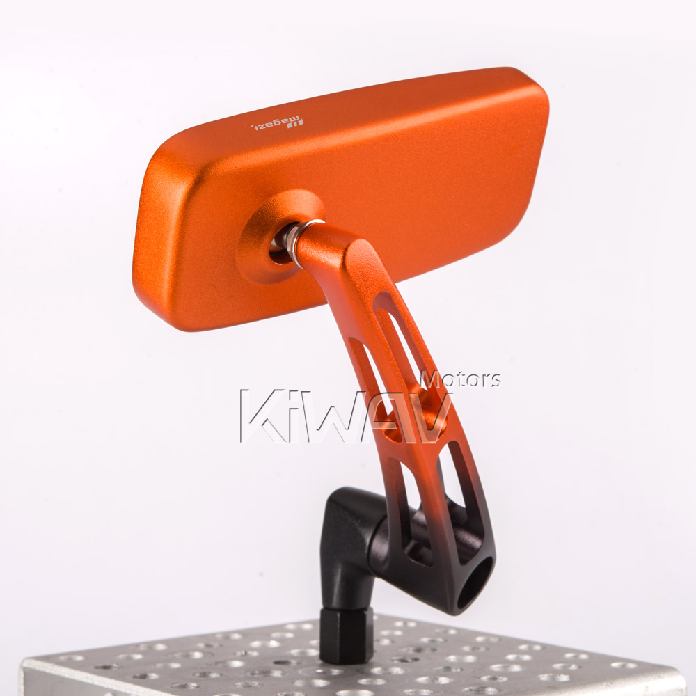 Convex motorcycle mirrors slotted stem ClassicMX for Harley & Metric 10mm bikes - Picture 36 of 41