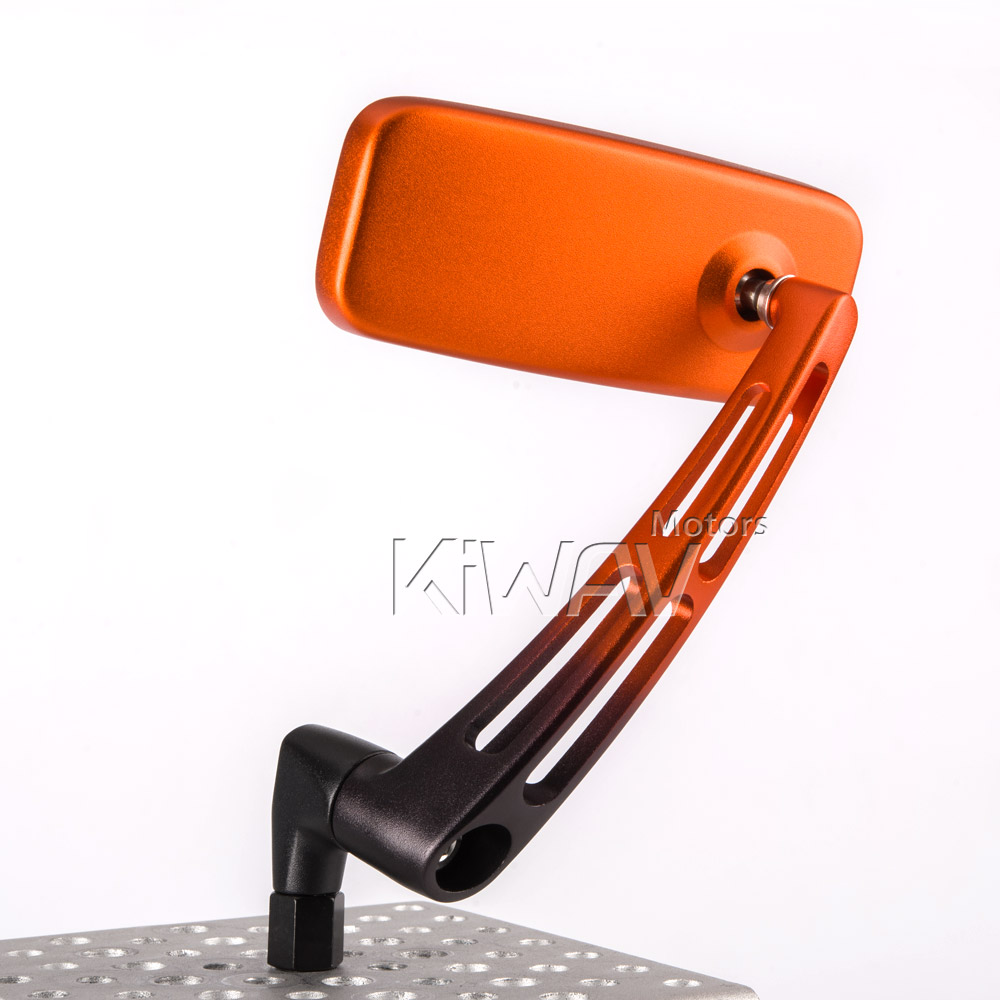 Convex motorcycle mirrors slotted stem ClassicMX for Harley & Metric 10mm bikes - Picture 38 of 41
