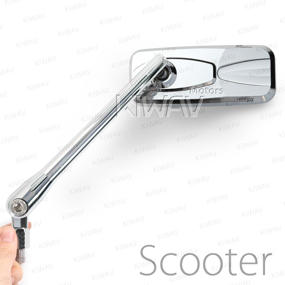 Details about Modern motorcycle mirrors chrome 8mm 1.25 pitch for Piaggio  Liberty 125 3V