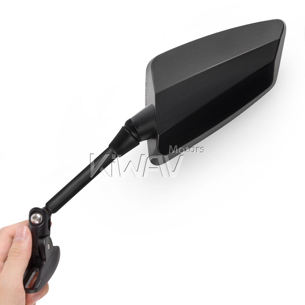 Hawk motorcycle mirrors convex fairing mount for sportsbike racing PAIR - Picture 10 of 53