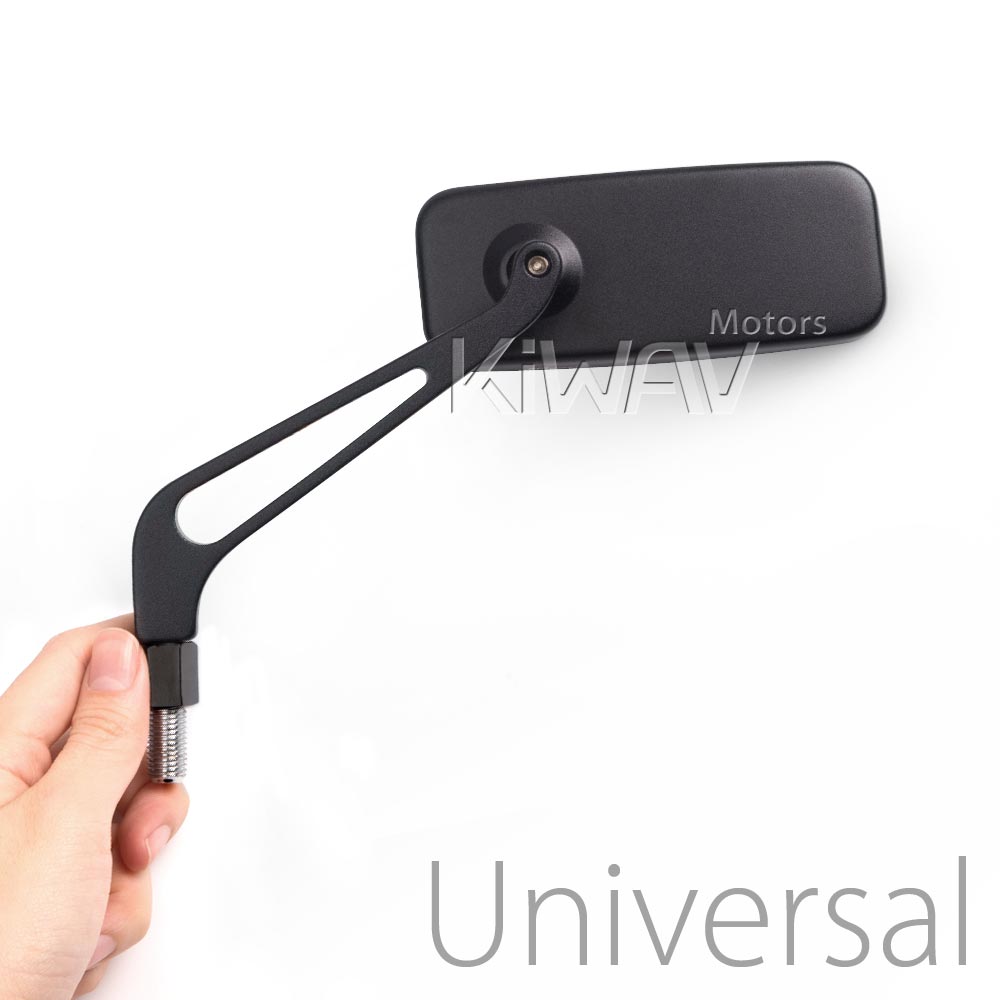 Classic rectangular mirror universal 10mm 5/16" for metric and H-D motorcycles - Picture 12 of 18