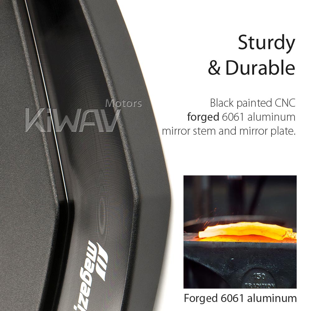 motorcycle mirrors CleaverII for BMW 10mm 1.5 pitch - Picture 11 of 18