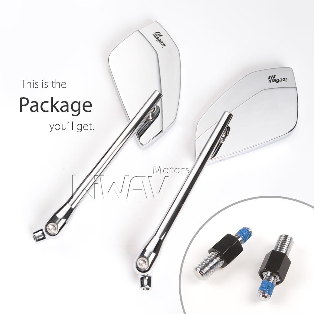 motorcycle mirrors CleaverII for BMW 10mm 1.5 pitch - Picture 18 of 18