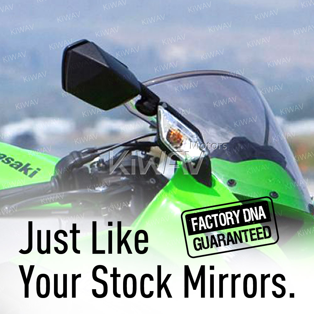 VAWiK -OE replacement mirror black for Ninja ZX-10R