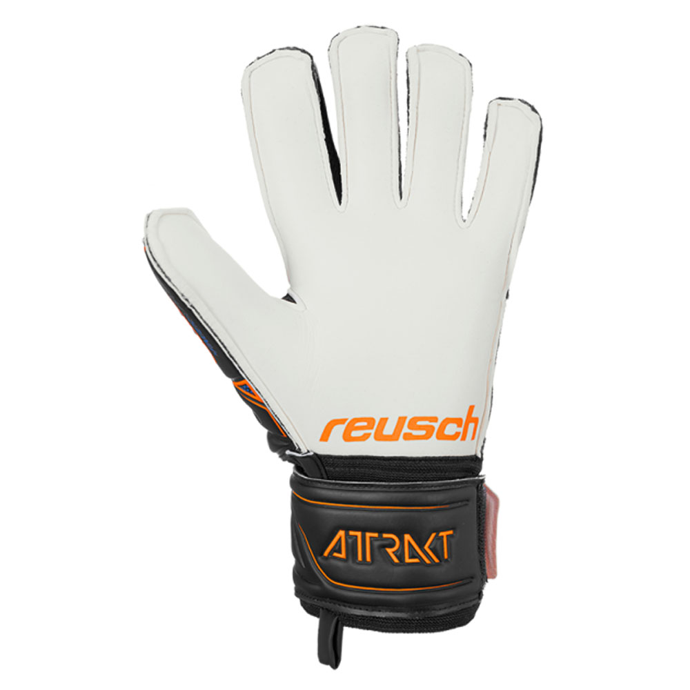 REUSCH ATTRAKT SG Finger Support Mens Goalkeeper Goalie Glove Black