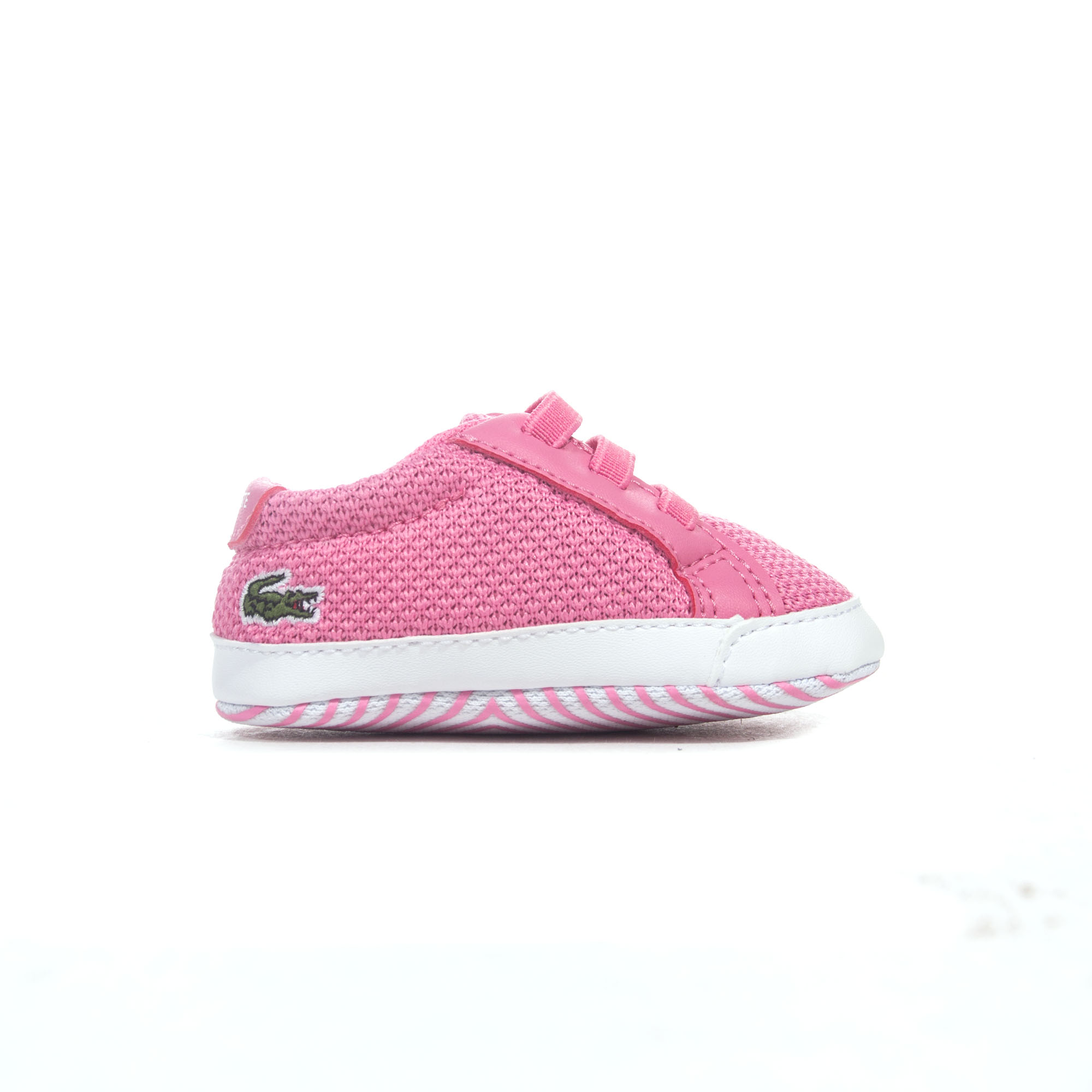 Details about Lacoste L.12.12 Baby Kids Girls Crib Trainer Shoe Pink - UK 2
