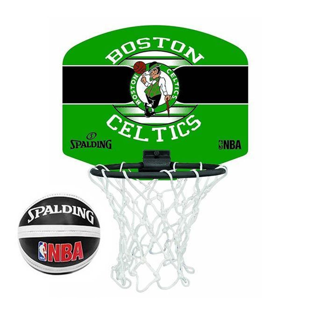 Spalding Boston Celtics NBA Miniboard Basketball Ring Net & Ball Set eBay