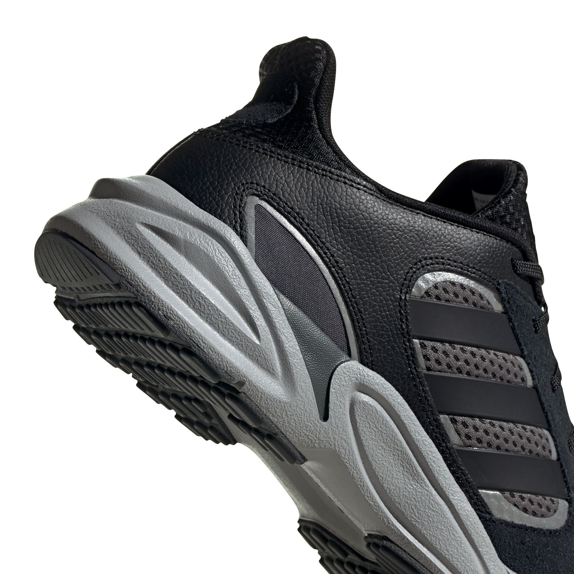 adidas 90s Valasion Mens Fashion Trainer Shoe Black/Grey | eBay