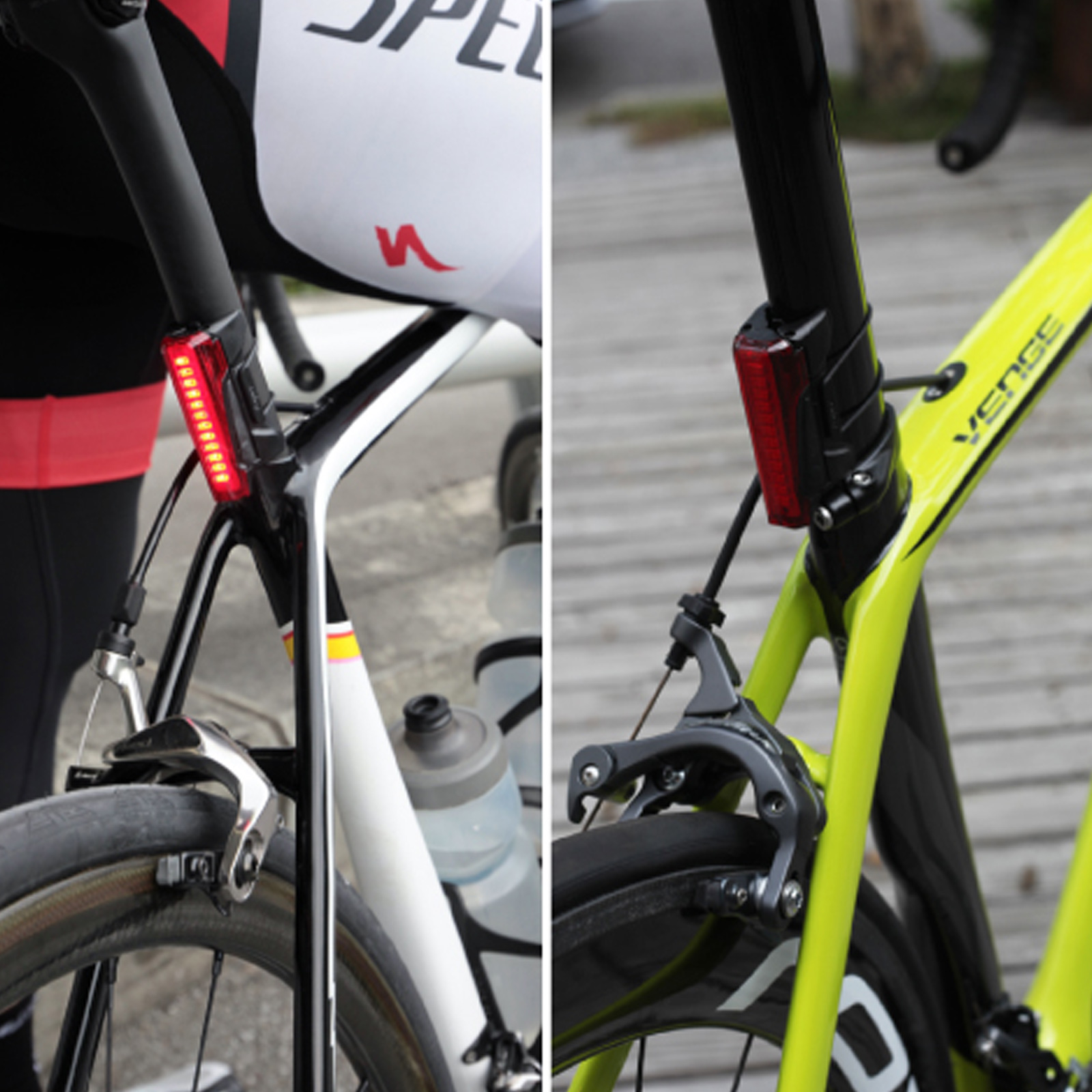 GUEE AEROXE 60 LUMEN REAR RECHARGEABLE BIKE LIGHT FITS AERO SEATPOST