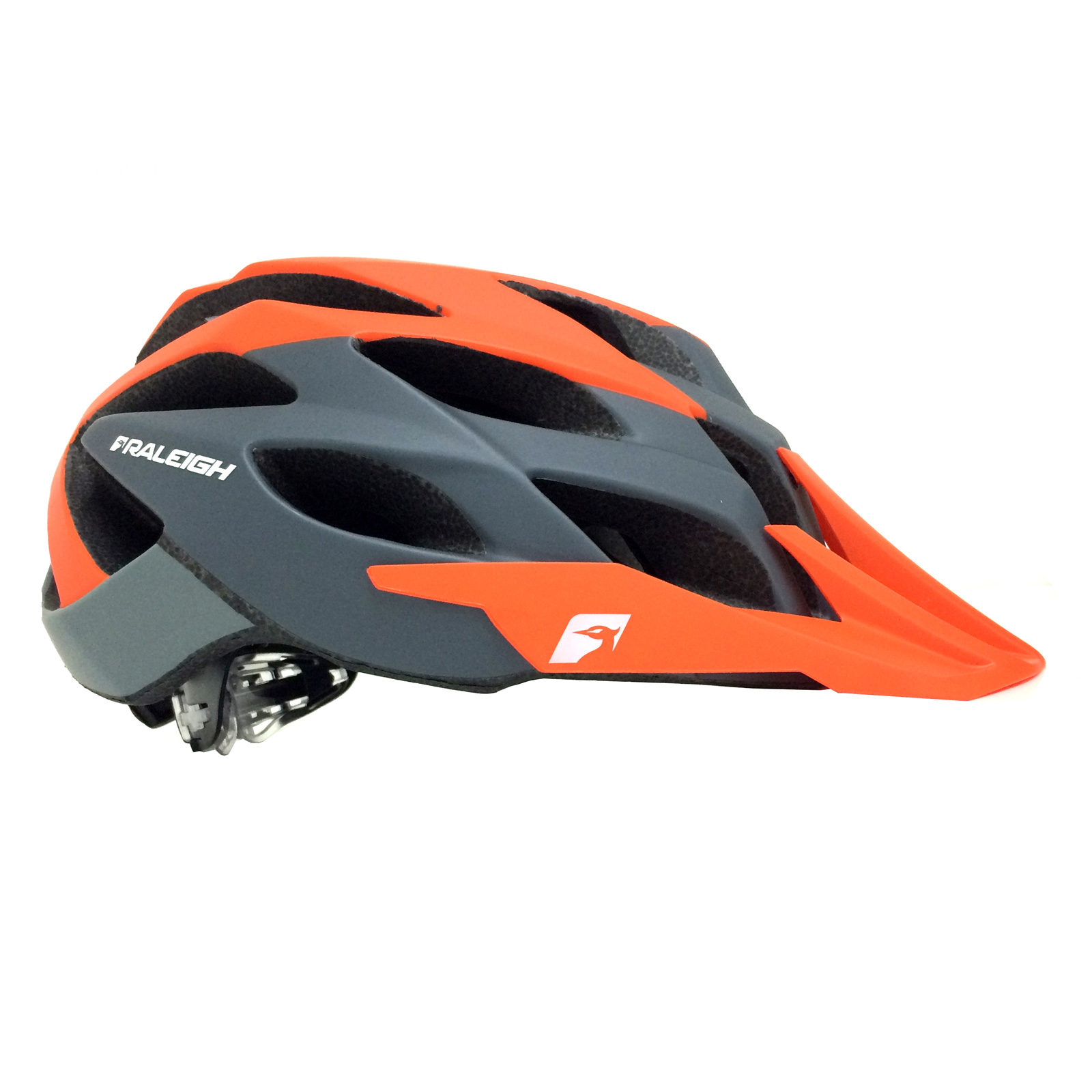 Raleigh TYR Mountain Bike MTB Cycling Bicycle Helmet Orange eBay