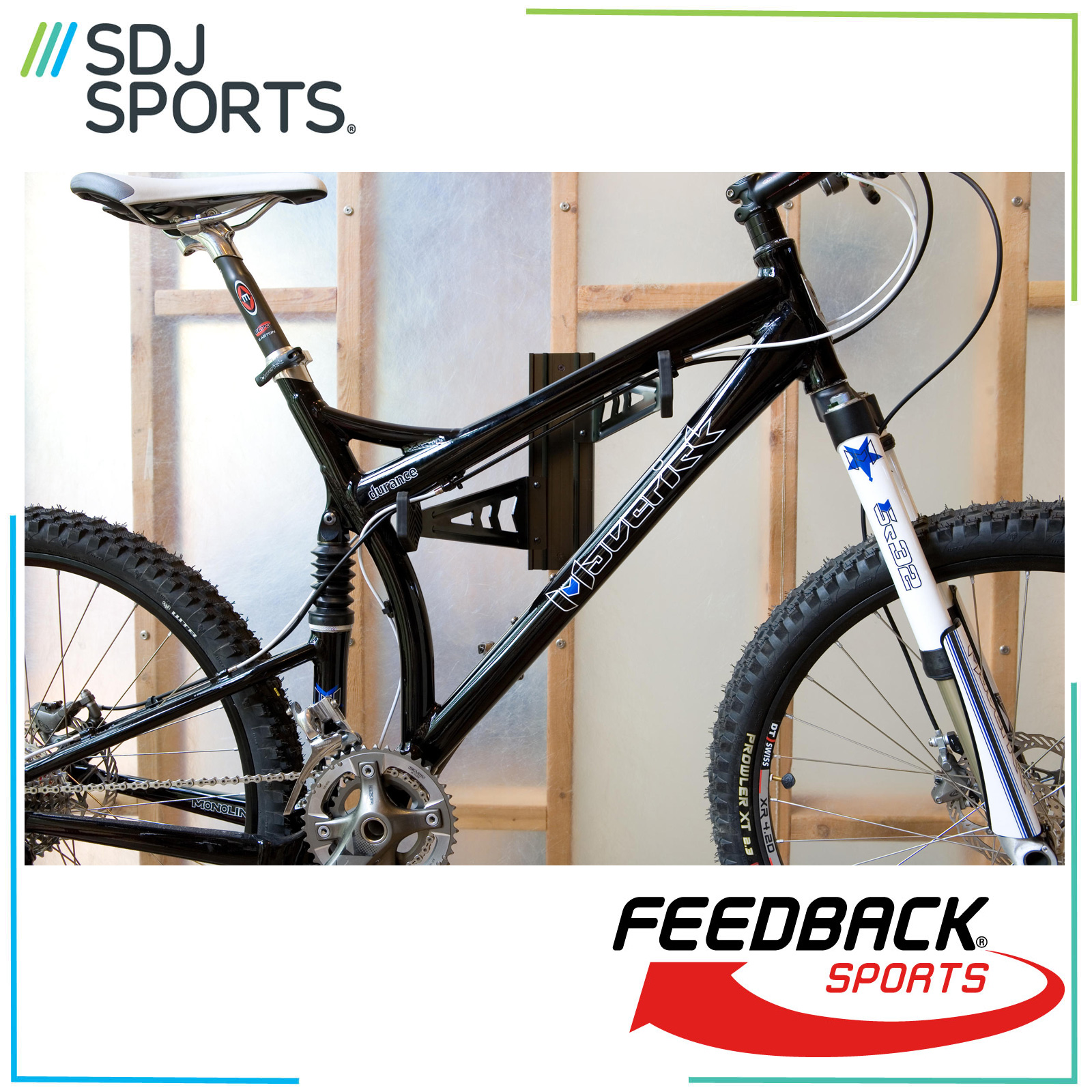FEEDBACK SPORTS VELO CACHE WALL BIKE RACK BICYCLE HOME