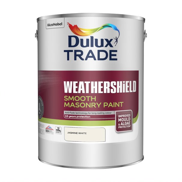 Dulux Trade Weathershield Smooth Masonry Paint - All Colours - 5 Litre - Picture 7 of 8