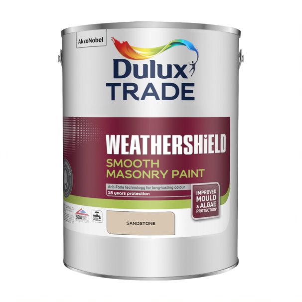 Dulux Trade Weathershield Smooth Masonry Paint - All Colours - 5 Litre - Picture 8 of 8