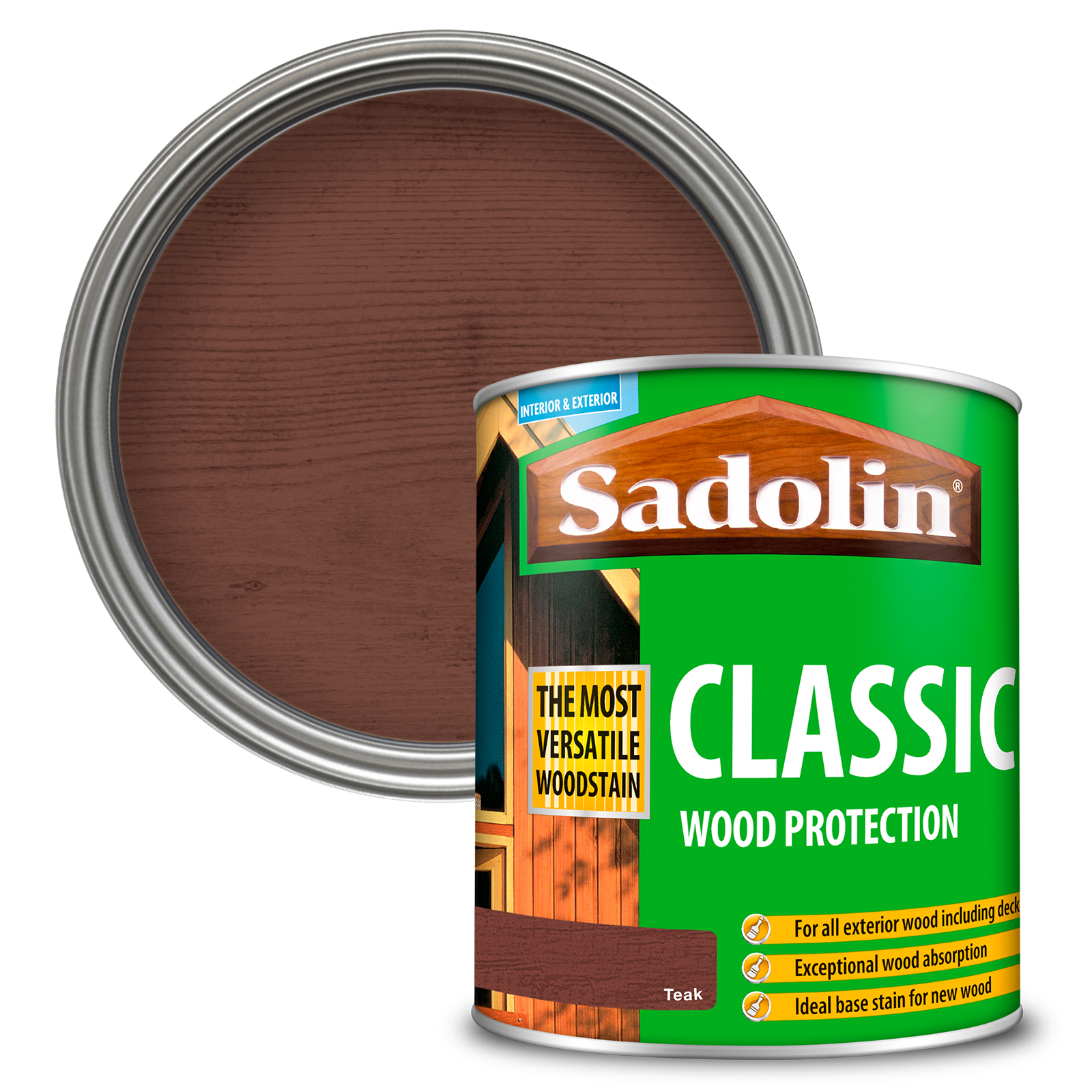 Sadolin Classic All Purpose Woodstain - All Colours - All Sizes - Picture 14 of 14