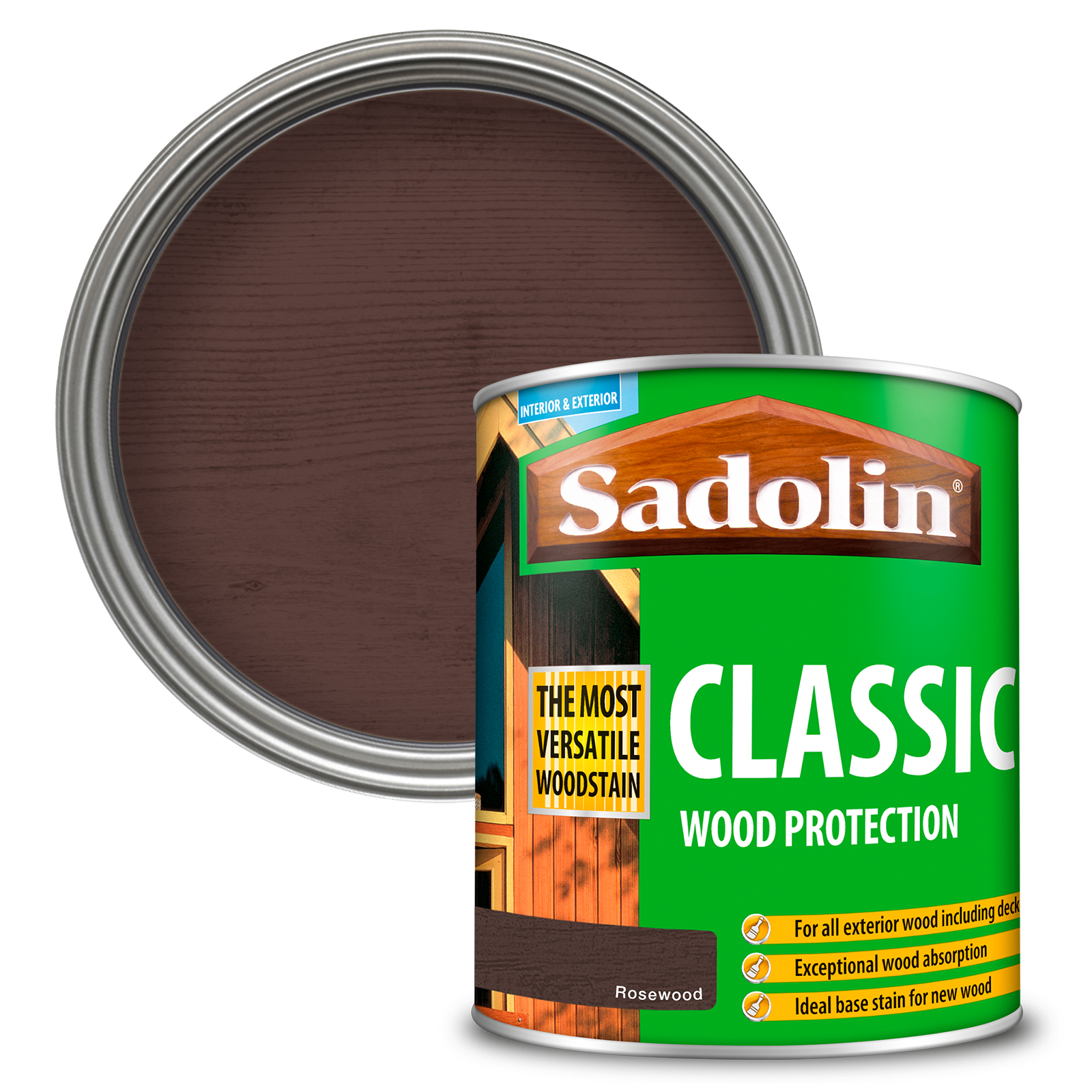 Sadolin Classic All Purpose Woodstain - All Colours - All Sizes - Picture 13 of 14