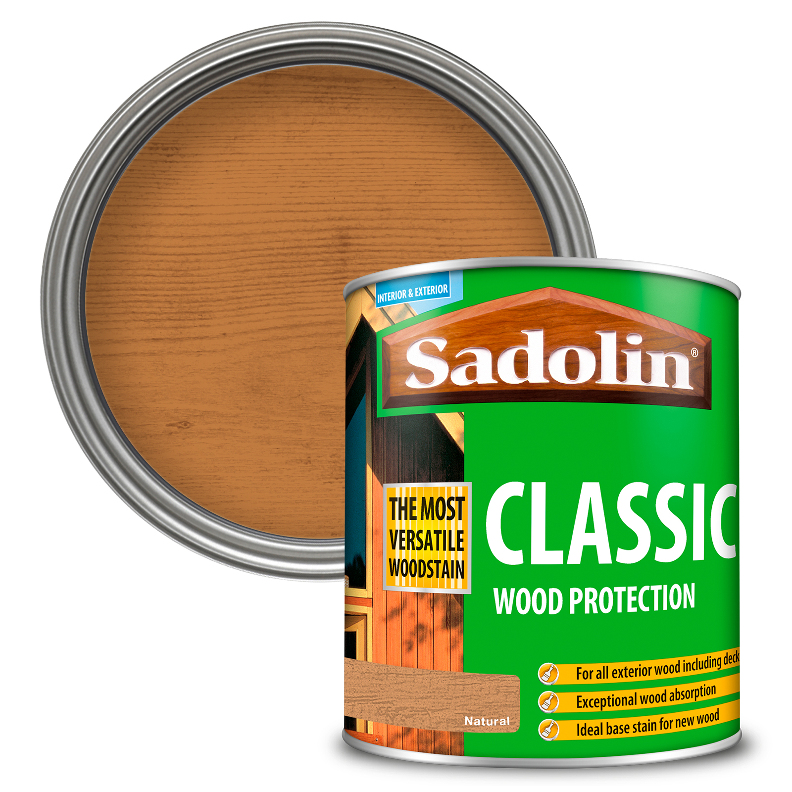 Sadolin Classic All Purpose Woodstain - All Colours - All Sizes - Picture 11 of 14
