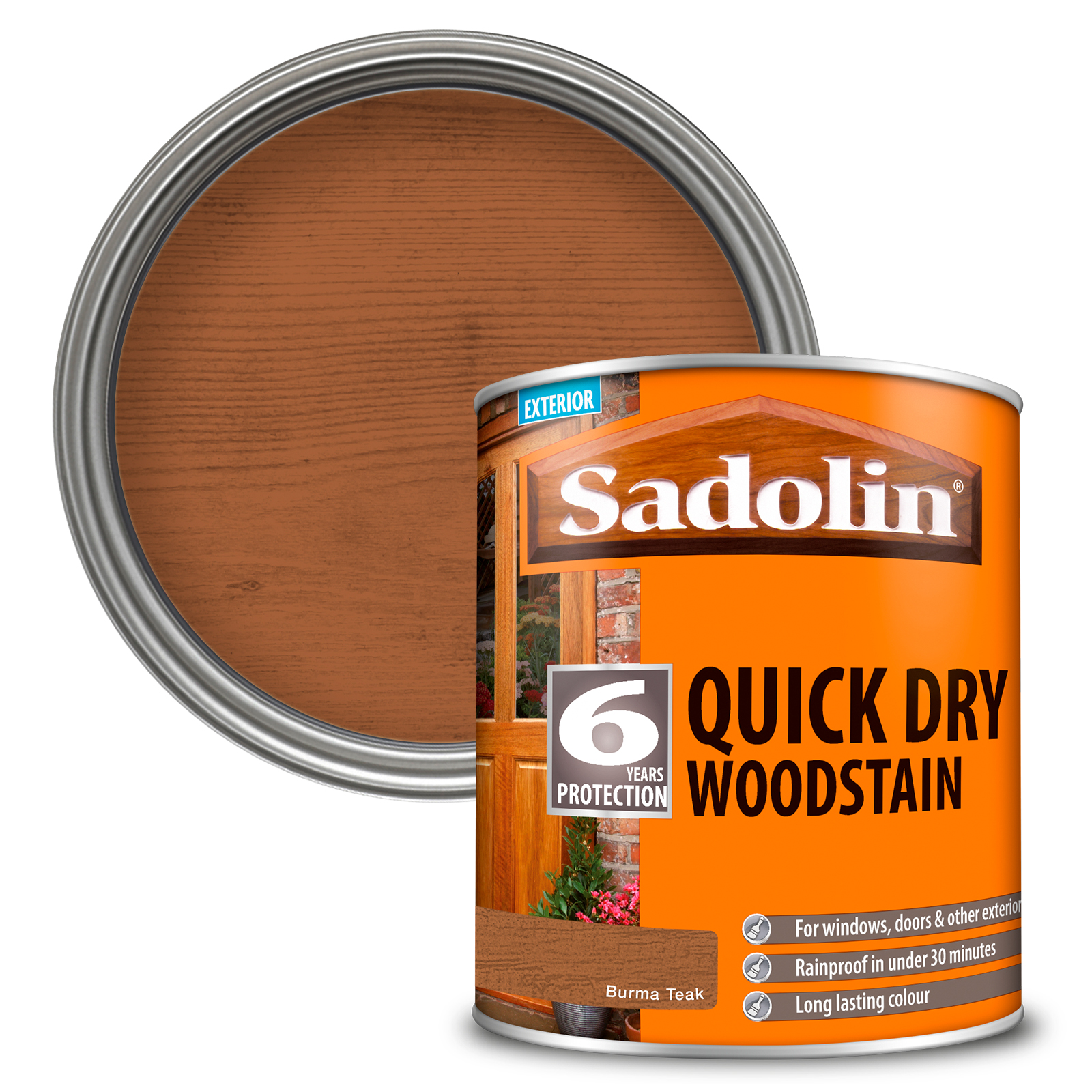 Sadolin Quick Dry Woodstain - All Colours - All Sizes - Picture 3 of 10