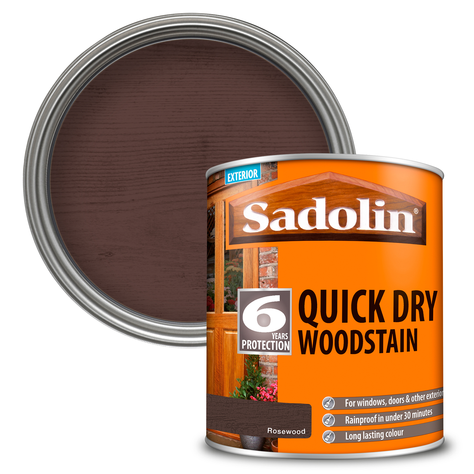 Sadolin Quick Dry Woodstain - All Colours - All Sizes - Picture 9 of 10