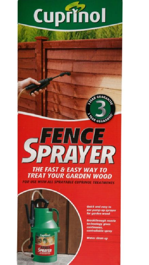 Cuprinol Fence Sprayer Quick And Easy To Use Pumpup Sprayer For Garden