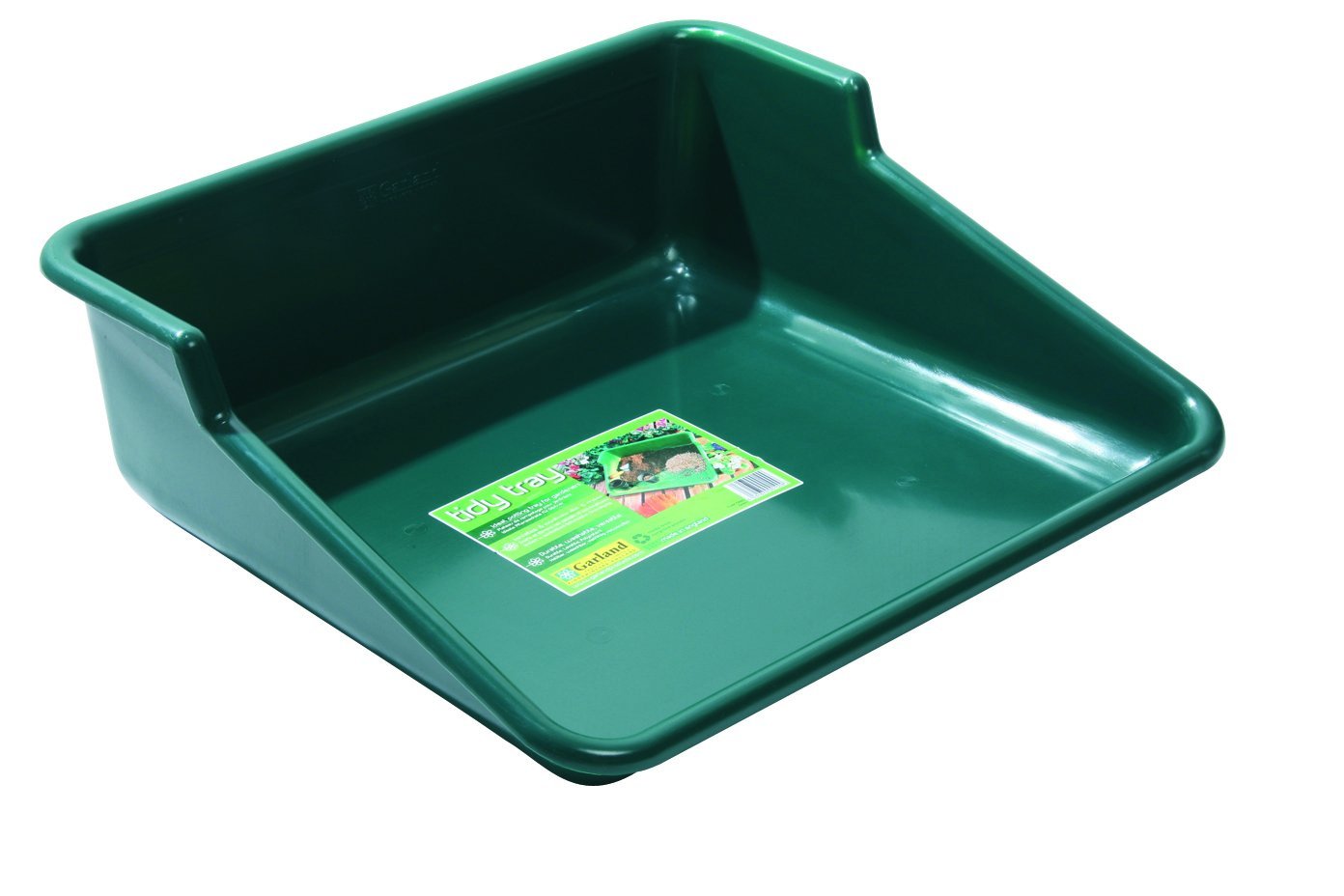 Garden Plastic Potting Plant Tray Tidy Garden or Greenhouse Green