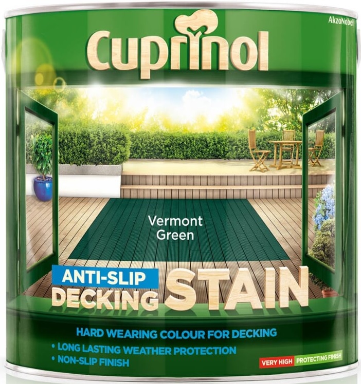 Cuprinol Anti Slip Decking Stain - Available In All Colours - 2.5 and 5 Litres