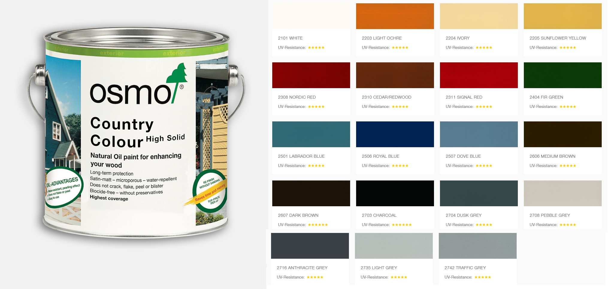 Osmo Country Colour All Colours All Sizes eBay