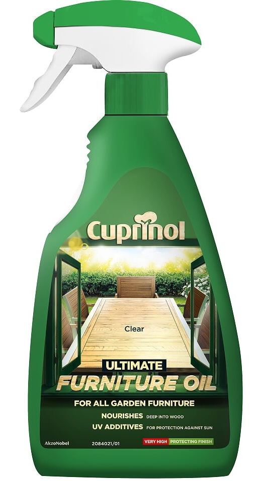 Cuprinol Garden Ultimate Furniture Oil Clear 500ml Trigger Spray