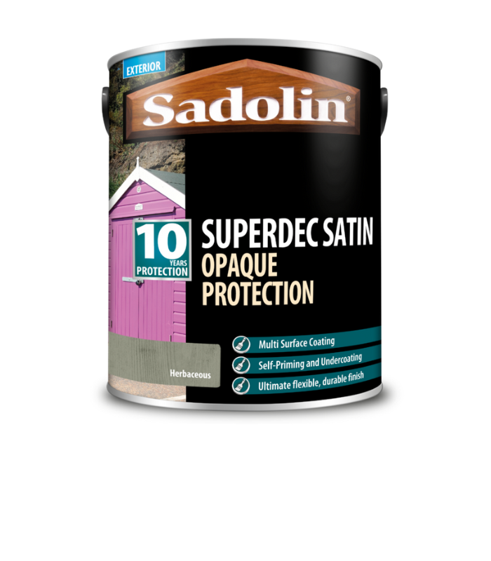 Sadolin Superdec Satin Opaque Wood Protection - All Colours - All Sizes - Picture 4 of 8