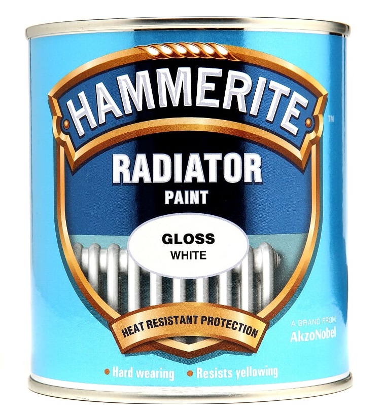 Hammerite Radiator Enamel Metal Paint Satin, Gloss, Standard, Quick