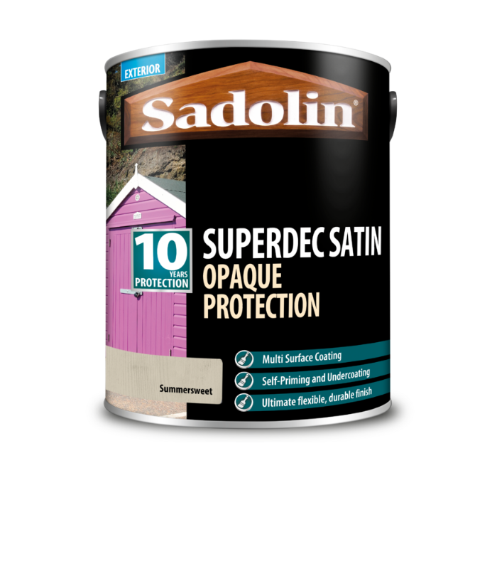 Sadolin Superdec Satin Opaque Wood Protection - All Colours - All Sizes - Picture 6 of 8