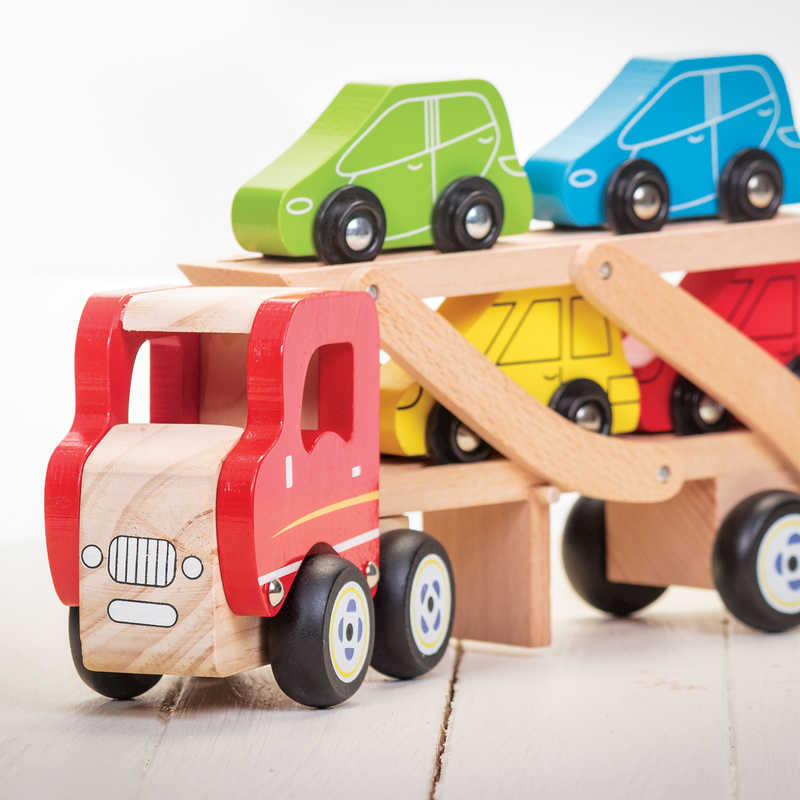Wooden Car Transporter Wooden Car Transporter