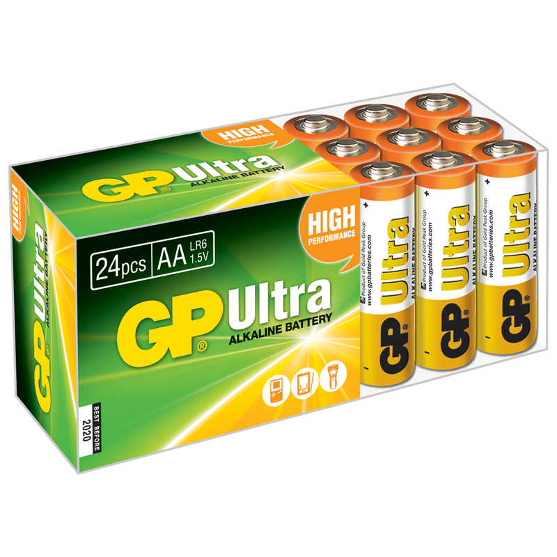 Gp Ultra Battery Aa 24pk Gp Ultra Battery Aa 24pk