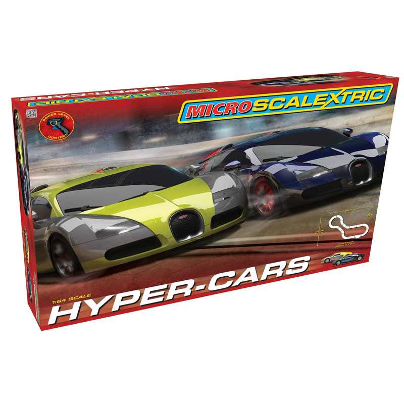 Micro Scalextric G1108 Hyper Cars Set Micro Scalextric G1108 Hyper Cars Set