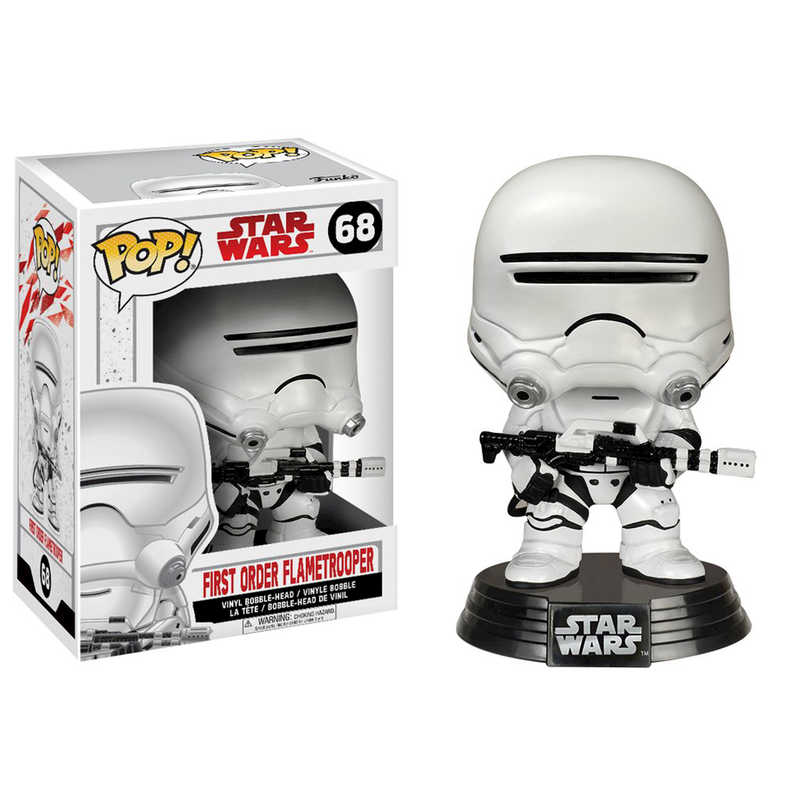 Pop! Bobble: Star Wars Episode 8 The Last Jedi: First Order Flametrooper Pop! Bobble: Star Wars Episode 8 The Last Jedi: First Order Flametrooper