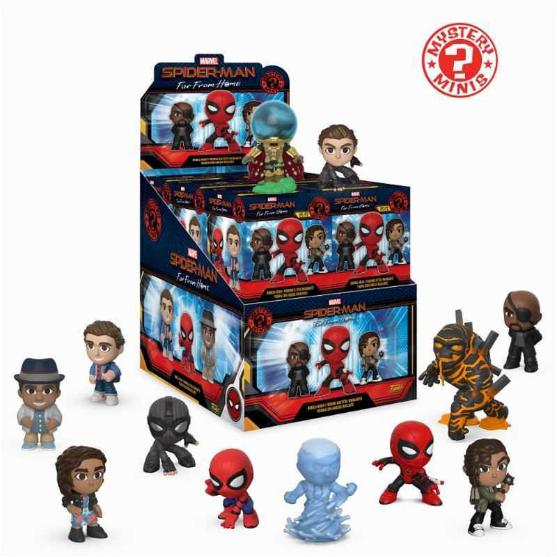 Funko Mystery Minis: Spider-Man Far from Home Funko Mystery Minis: Spider-Man Far from Home