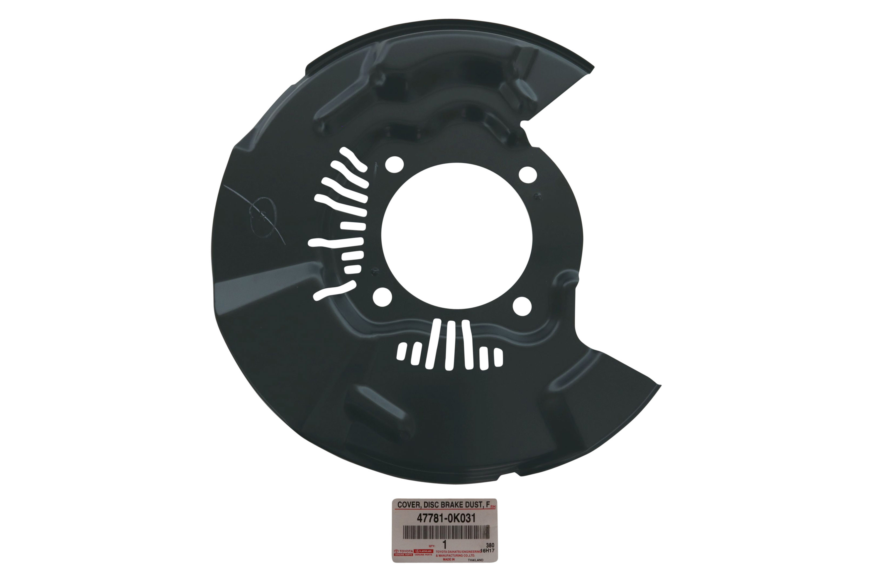 OEM RH Front Disc Brake Backing Plate suitable for Hilux KUN26 GGN25