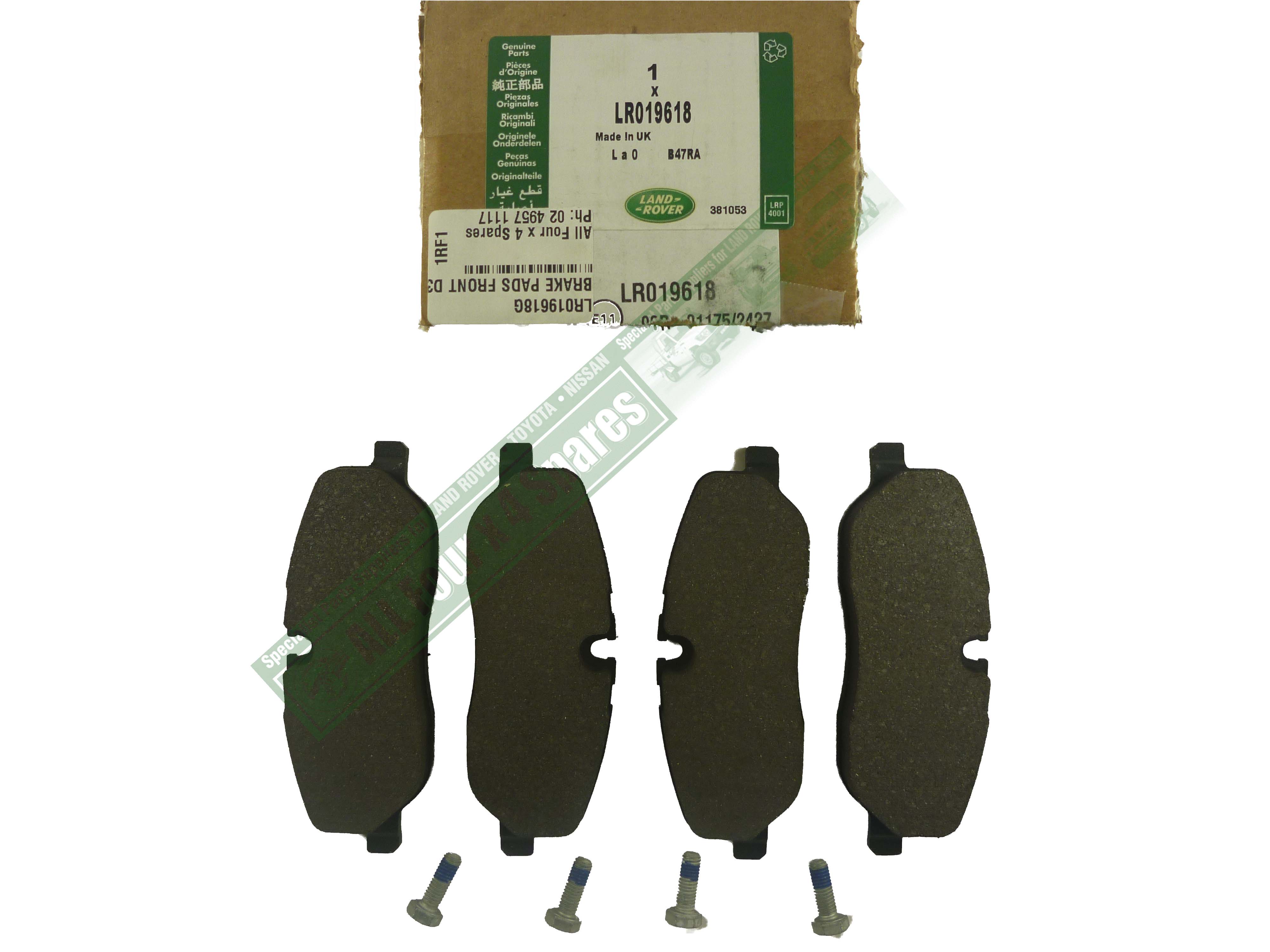 Front Disc Brake Pads suitable for Discovery 3 4 Range Rover Sport L322