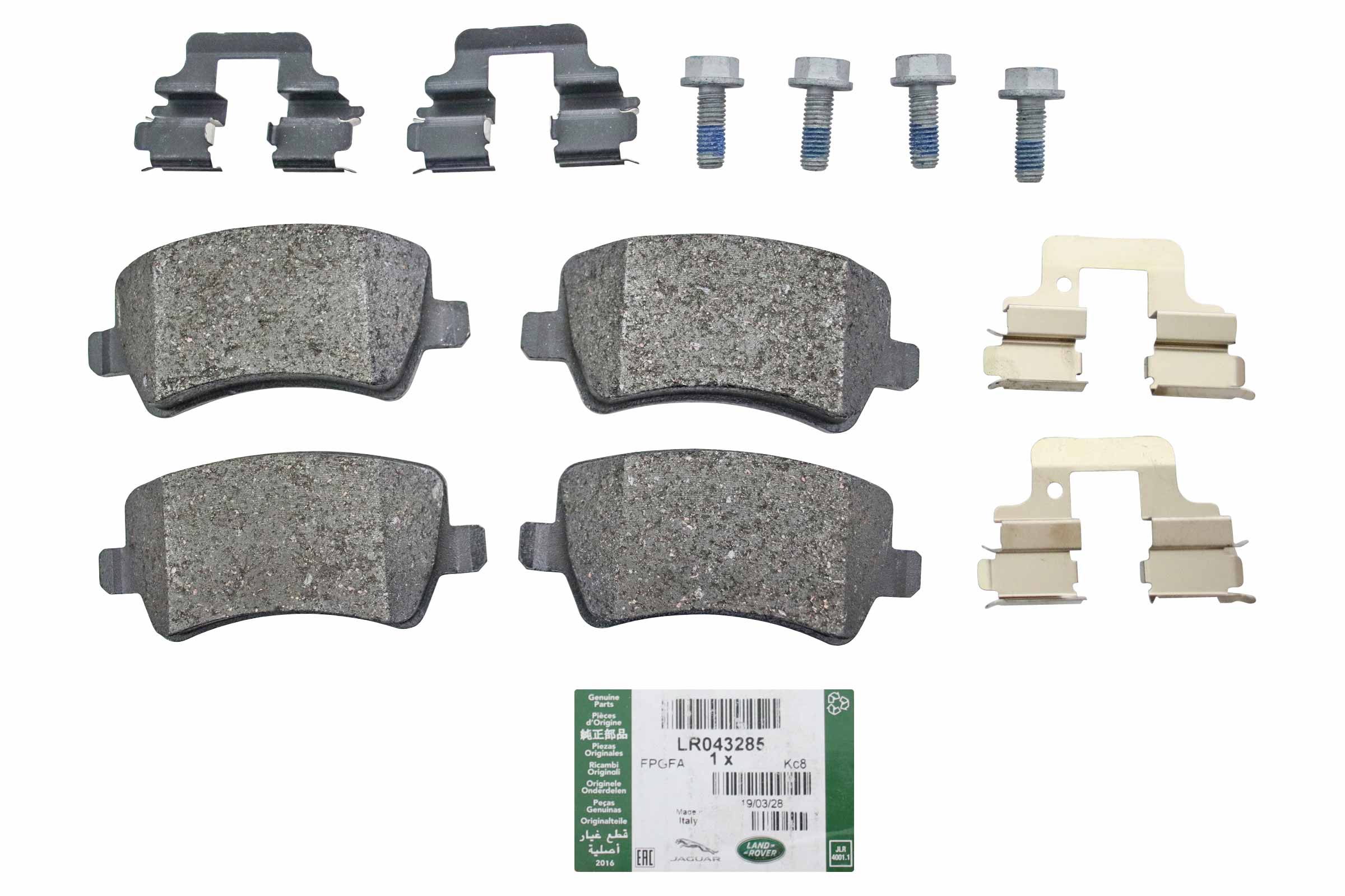 Genuine Brake Disc Pads Rear suitable for Freelander 2 Range Rover