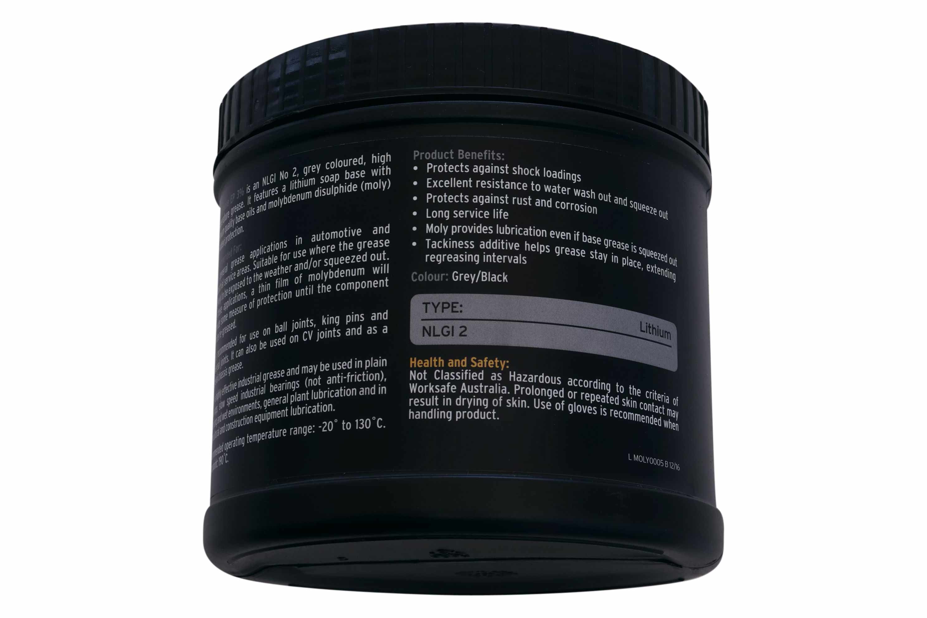 Moly Grease Molybdenum Grease Penrite 500g Tub Swivel Housing