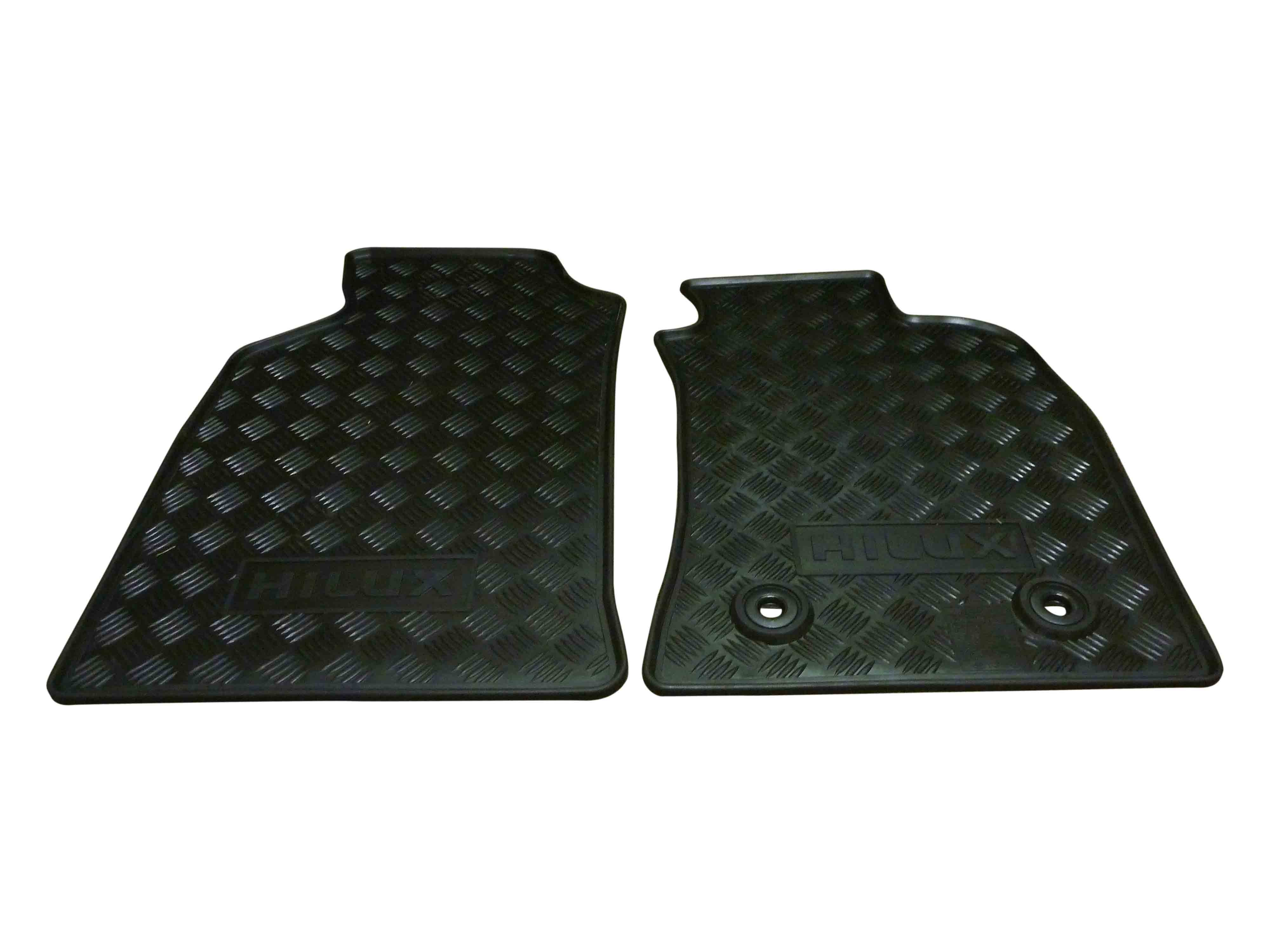 Front Rubber Floor Mats suitable for Hilux 201115 Genuine Accessory eBay