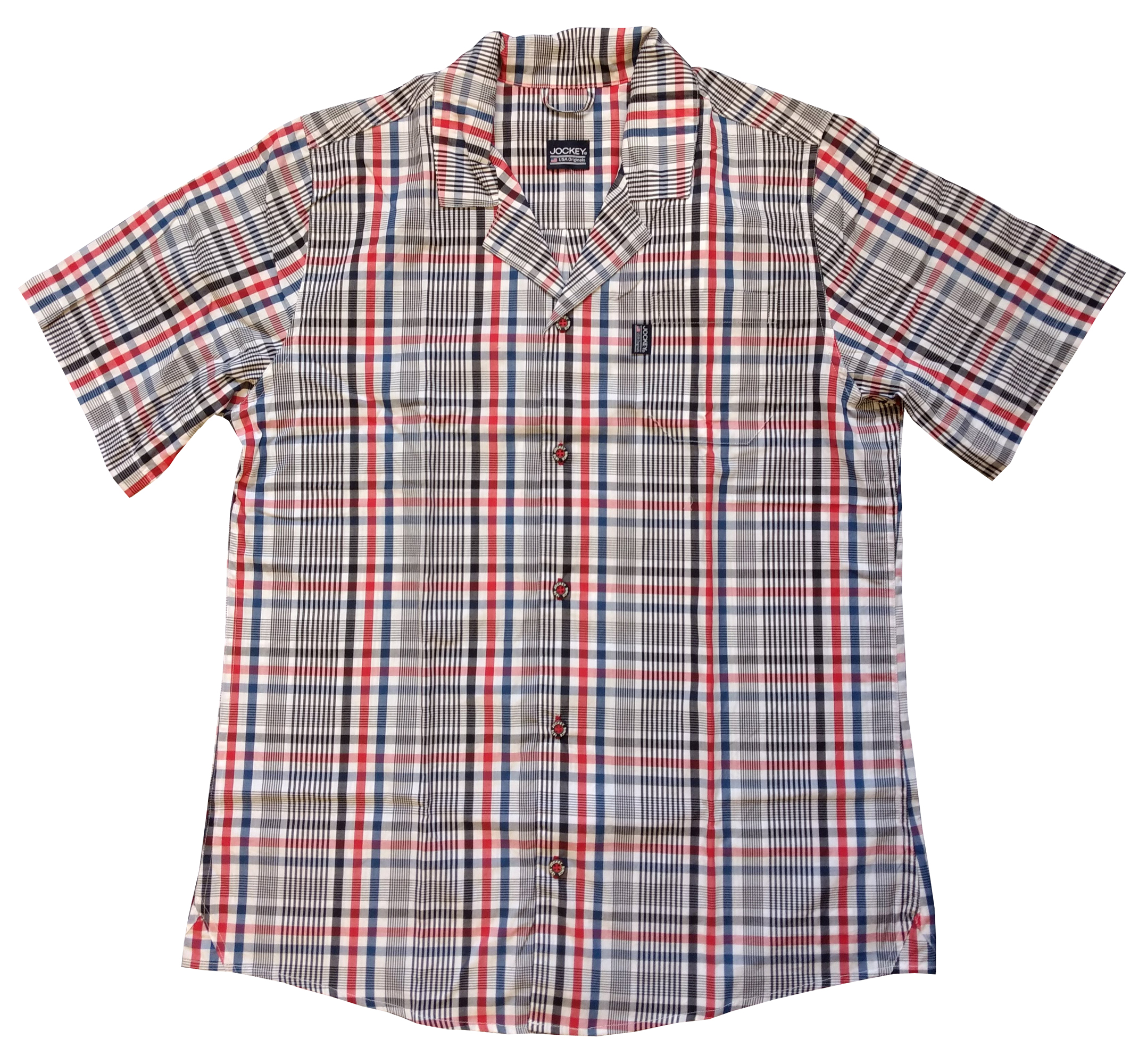 Mens Jockey Boxed Summer Short Pyjama Checked Sleepwear Nightwear Set S-2XL