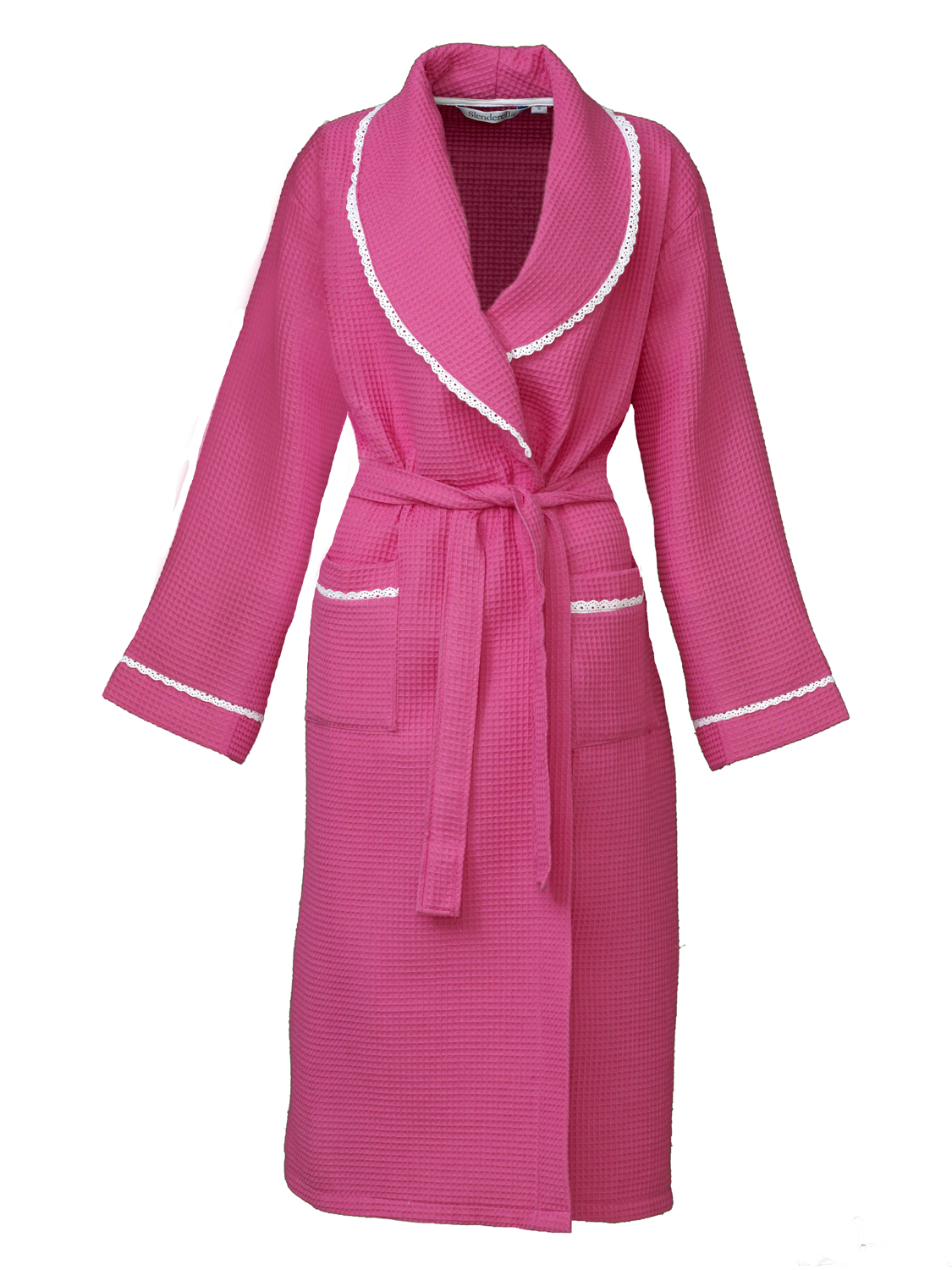 i-Smalls Women's Waffle Dressing Gown Loungewear Bath Robe Housecoat