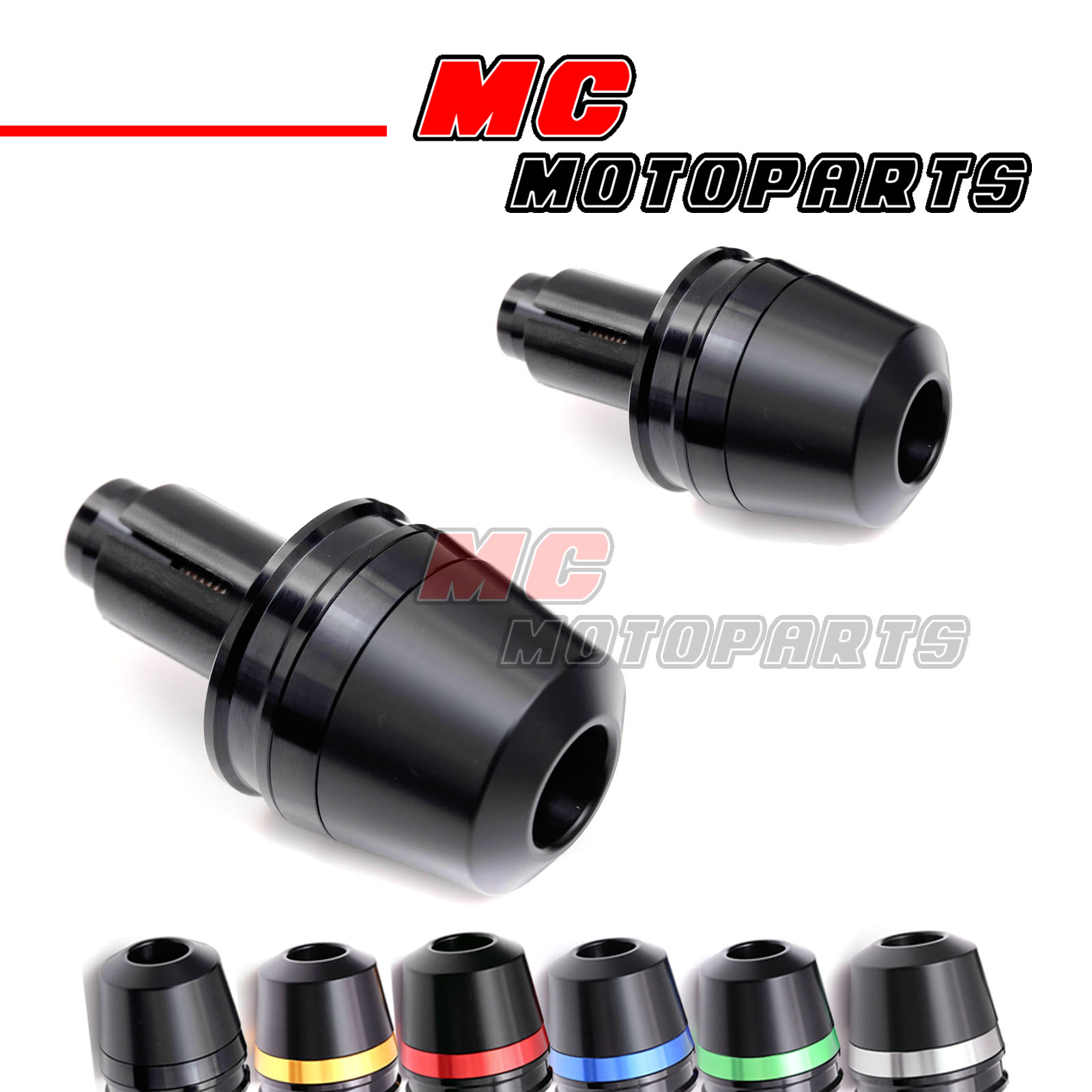 Newset Style Heavy Duty 7//8 inch Bar Ends Universal Fits for Suzuki Yamaha Kawasaki Black OKSTNO Bar End Caps Plug
