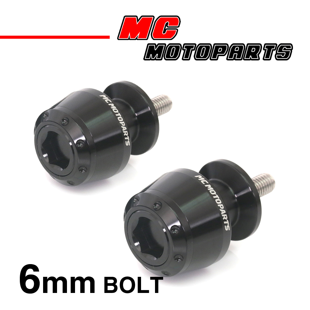 ATOM Gold 6MM CNC Swingarm Spools Paddock Stand Bobbins For Yamaha YZF R1 S R1M 2015-2017 2018 2019 R6 R3 YZF MT-09 FZ-09
