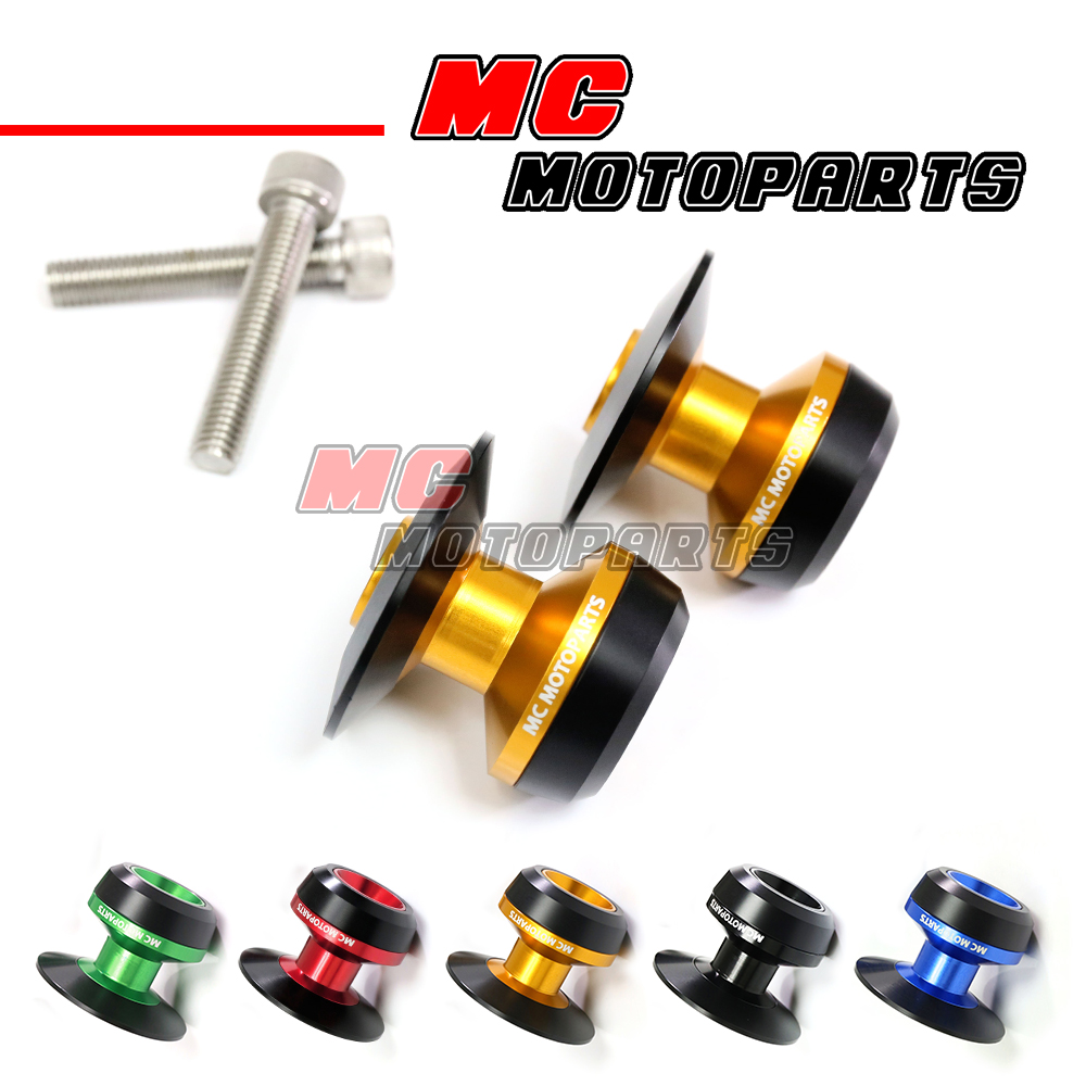 SWINGARM SPOOLS PADDOCK BOBBINS FITS APRILIA SHIVER 750 2008-2016 GOLD
